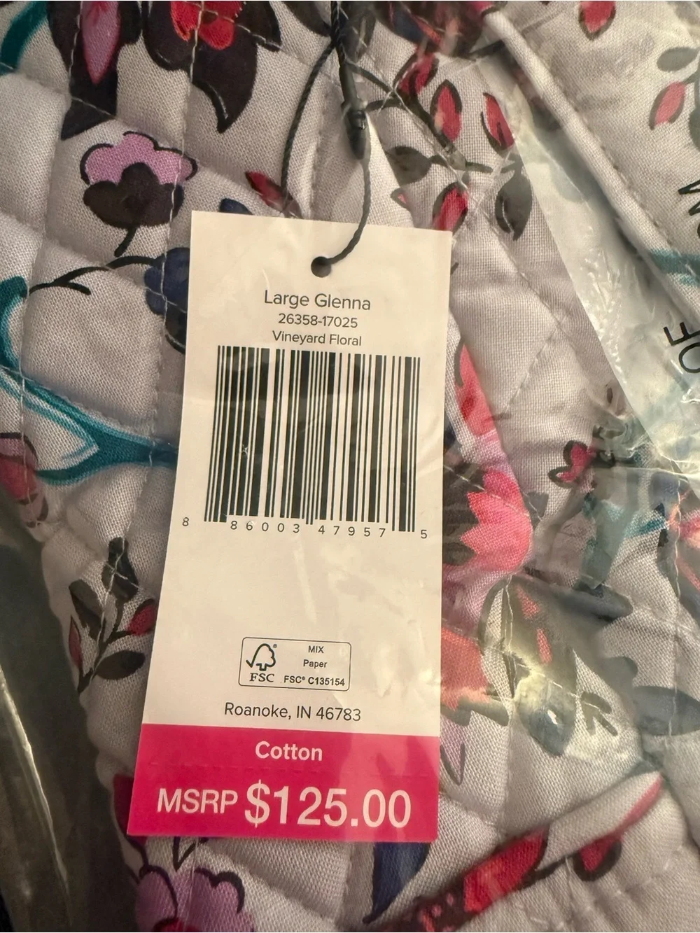 Vera Bradley Tote Bag NWT